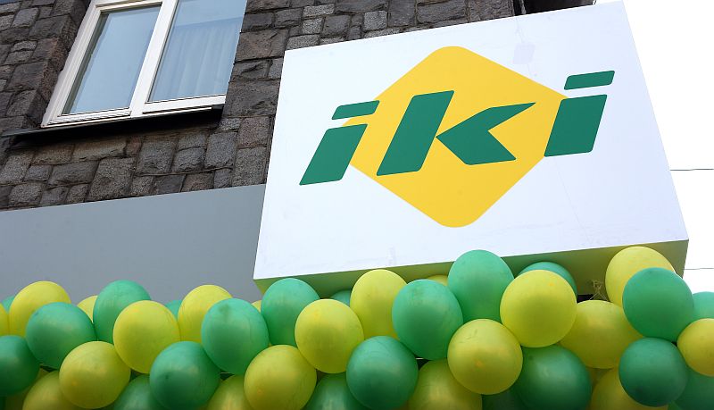 Veikalu tīkla ”IKI” logo.