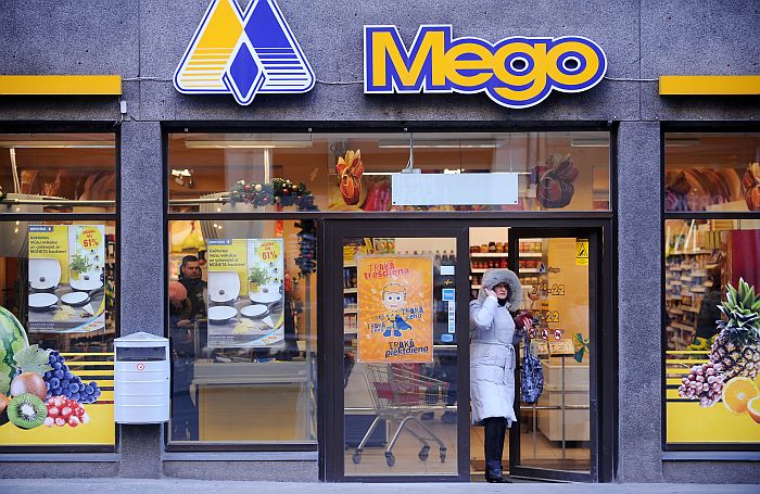 Mazumtirdzniecības uzņēmuma SIA “Mego” veikals Marijas ielā.