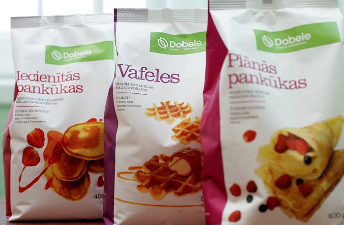 AS “Dobeles Dzirnavnieks” ražotā produkcija.