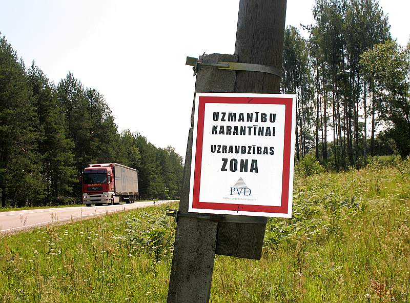 PVD patlaban atceļ karantīnas ierobežojumus, ko noteica 10 kilometrus apkārt slimības skartajām fermām.