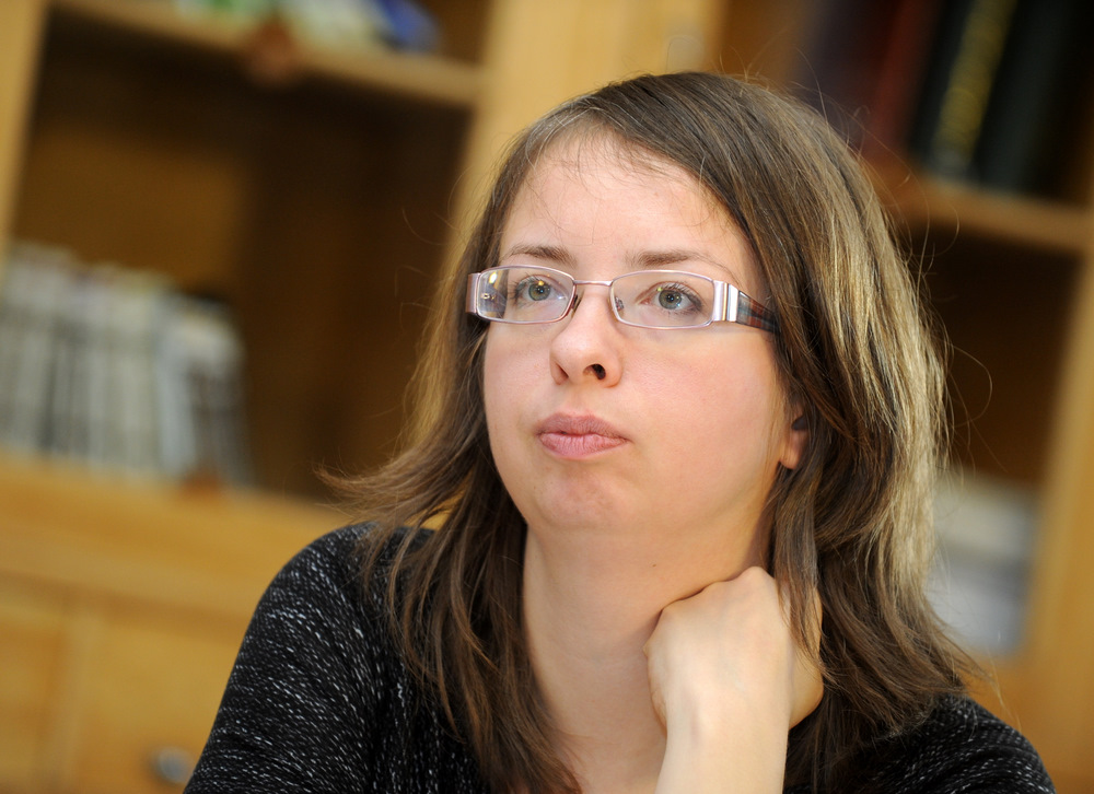Politoloģe Iveta Kažoka.