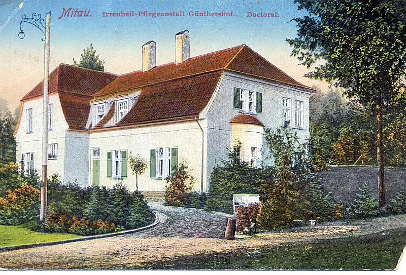 Jelgavas Ģintermuižas doktorāts 20. gs. sākumā.