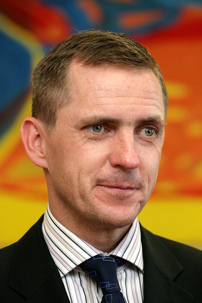Attēlā Pēteris Druķis.