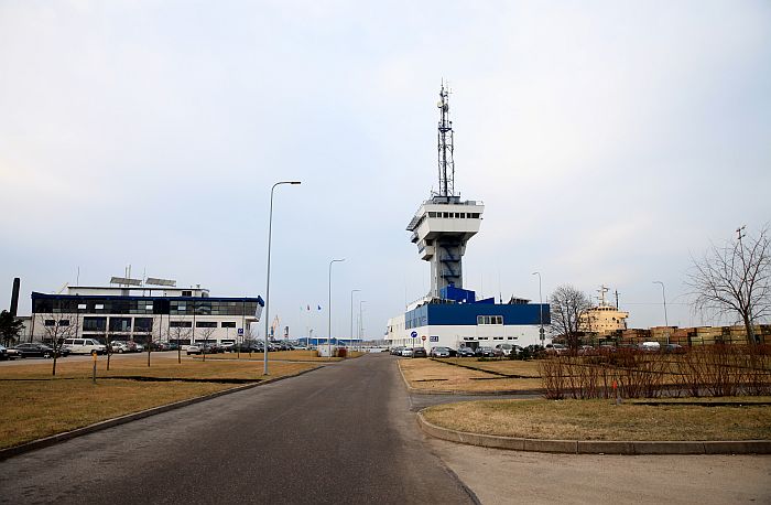 Rīgas brīvostas kuģu satiksmes vadības centra ēka.