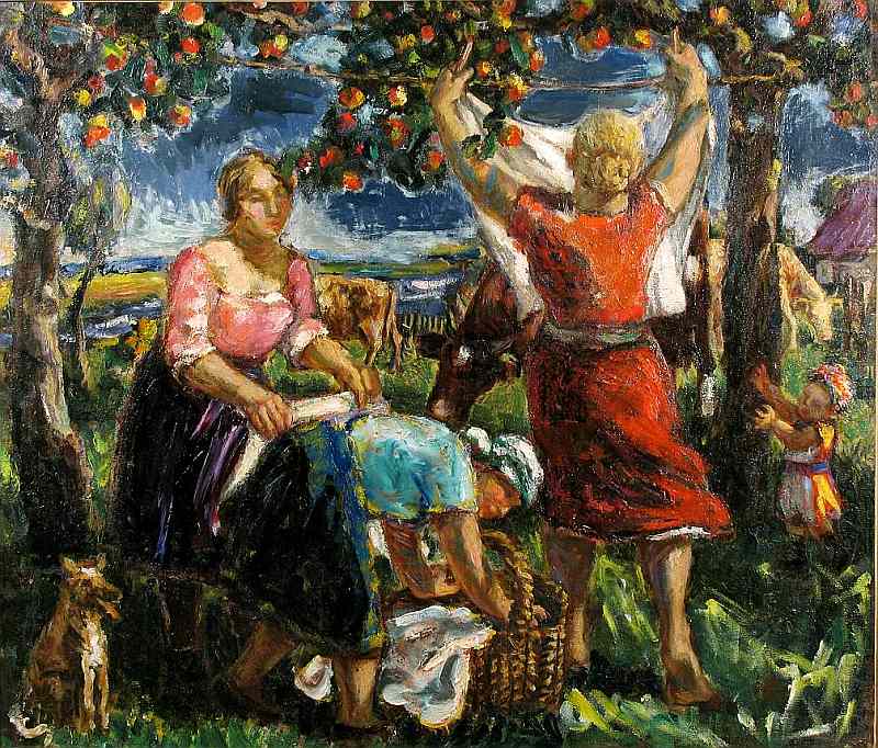 Ģederts Eliass. “Veļas diena Zīlēnos”. 20. gs. 30. gadi.