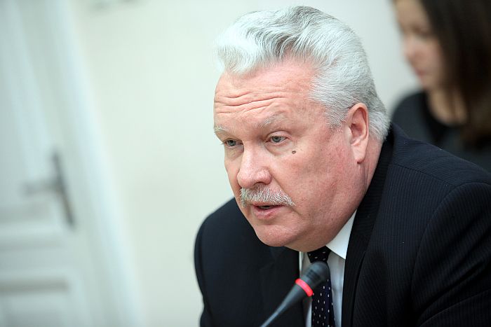 Zemkopības ministrs Jānis Dūklavs (ZZS).