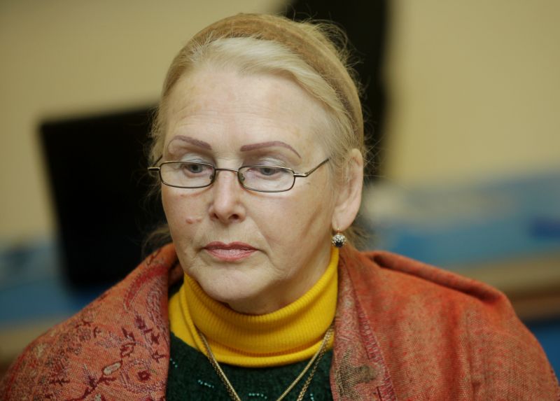 Latvijas Pensionāru federācijas pārstāve Dzintra Žilde