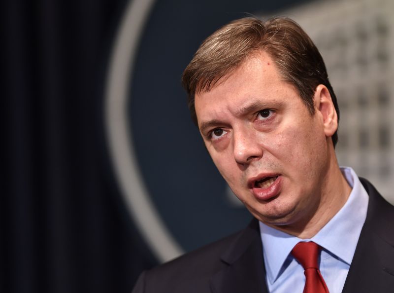 Serbijas premjerministrs Aleksandrs Vučičs