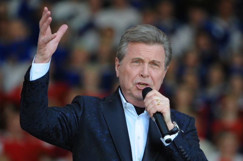 2436923 Russia, Moscow. 05/24/2014 Singer Lev Leschenko performs at a concert in celebration of the Day of Slavic Written Language and Culture on Red Square, Moscow. Sergey Pyatakov/RIA Novosti