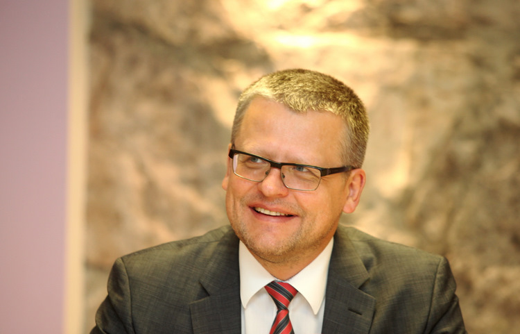 Veselības ministrs Guntis Belēvičs.