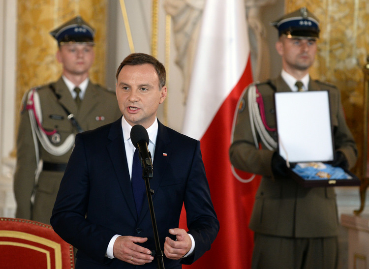 Polijas prezidents Andžejs Duda