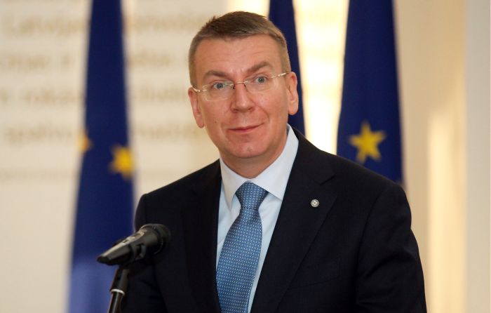 Latvijas ārlietu ministrs Edgars Rinkēvičs