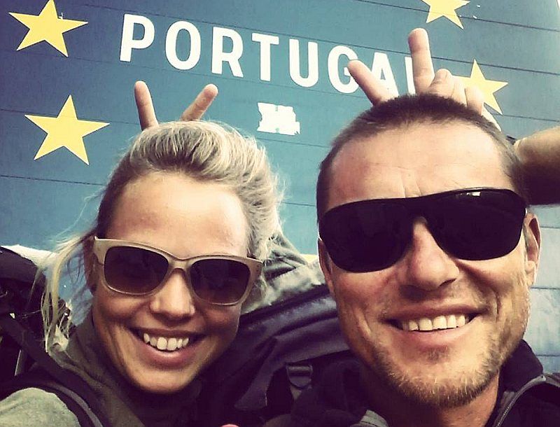 Zaiga Lazdiņa un Mārtiņš Kalnbērziņš šovasar pāri Eiropai nostaigāja aptuveni piecarpus tūkstošus kilometru, apliecinot savu lielisko saderību ceļojuma grūtību pārvarēšanā.