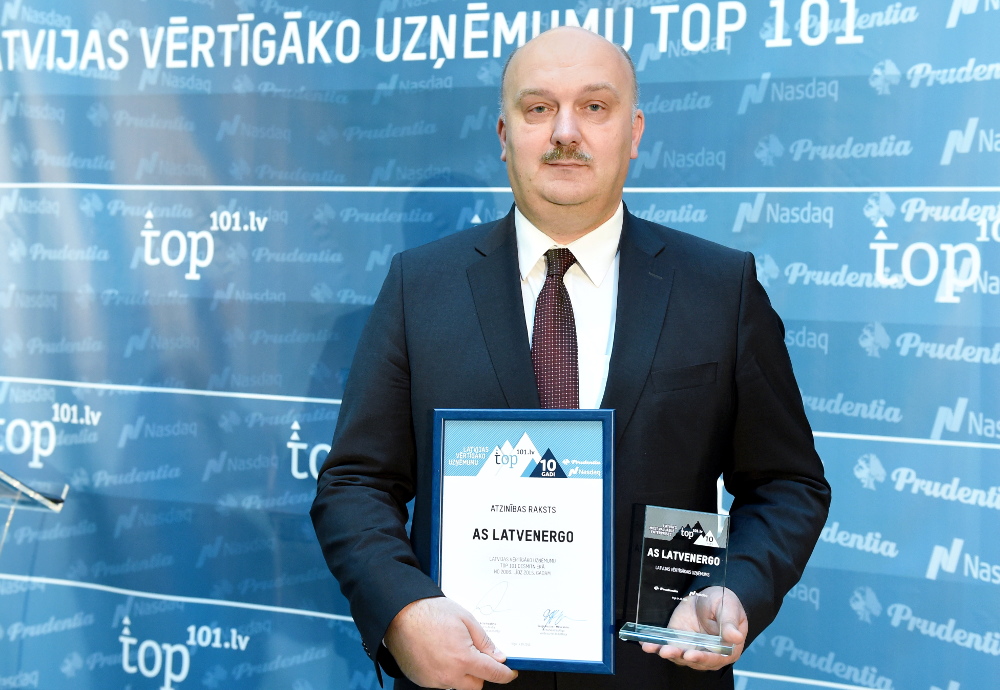 AS “Latvenergo” valdes priekšsēdētājs Āris Žīgurs.