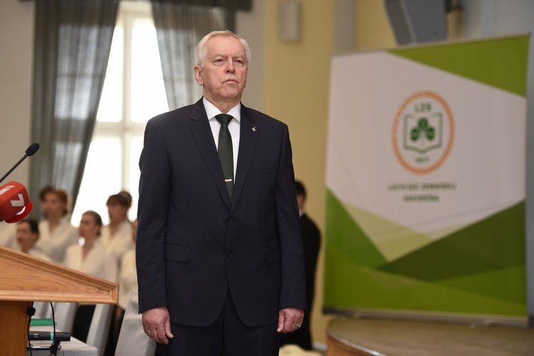 Zaļo un Zemnieku savienības valdes priekšsēdētājs Augusts Brigmanis.