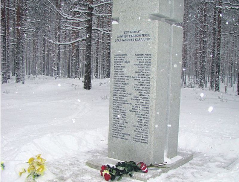 Novembrī atklātā piemiņas zīme Krievijā, Sjasstrojas karagūstekņu nometnē, bojāgājušajiem latviešiem.