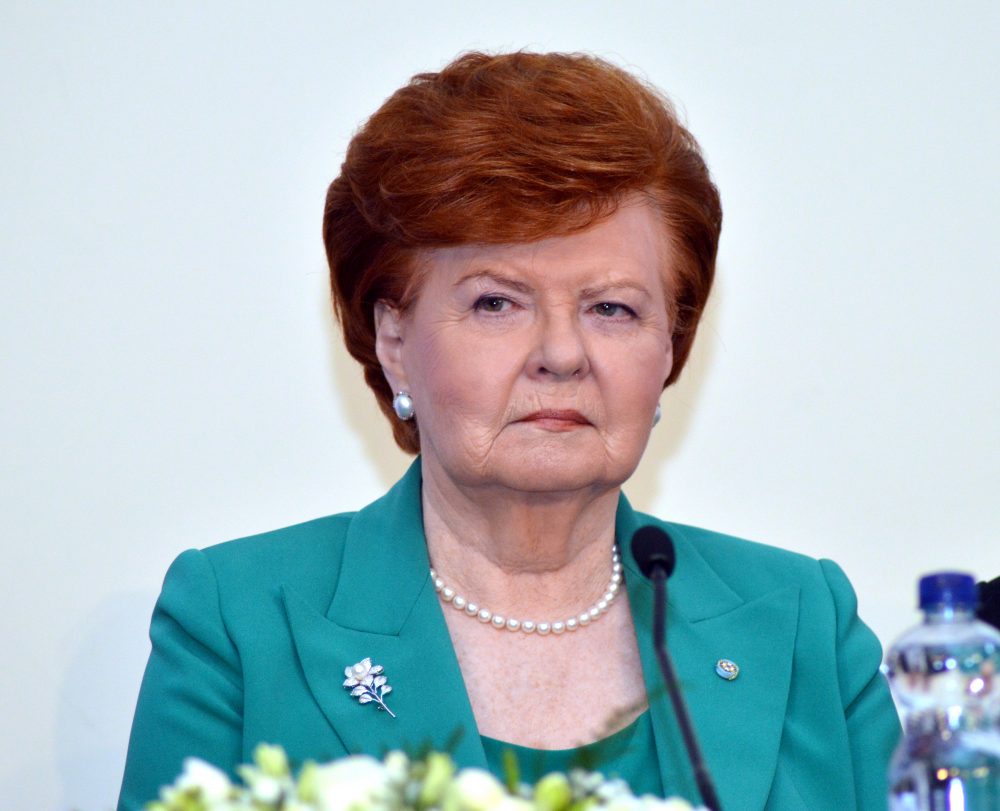 Bijusī Valsts prezidente, Vaira Vīķe-Freiberga.