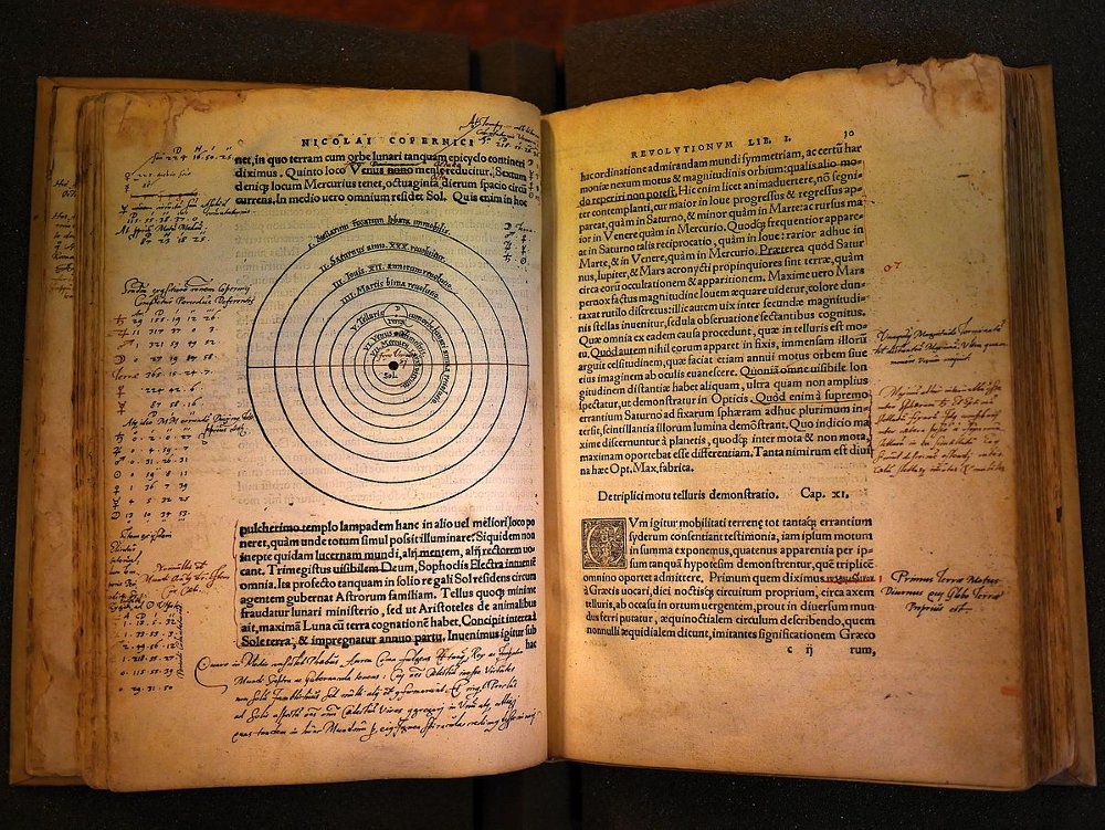Kopernika “De revolutionibus orbium coelestium”, 1543. gads.