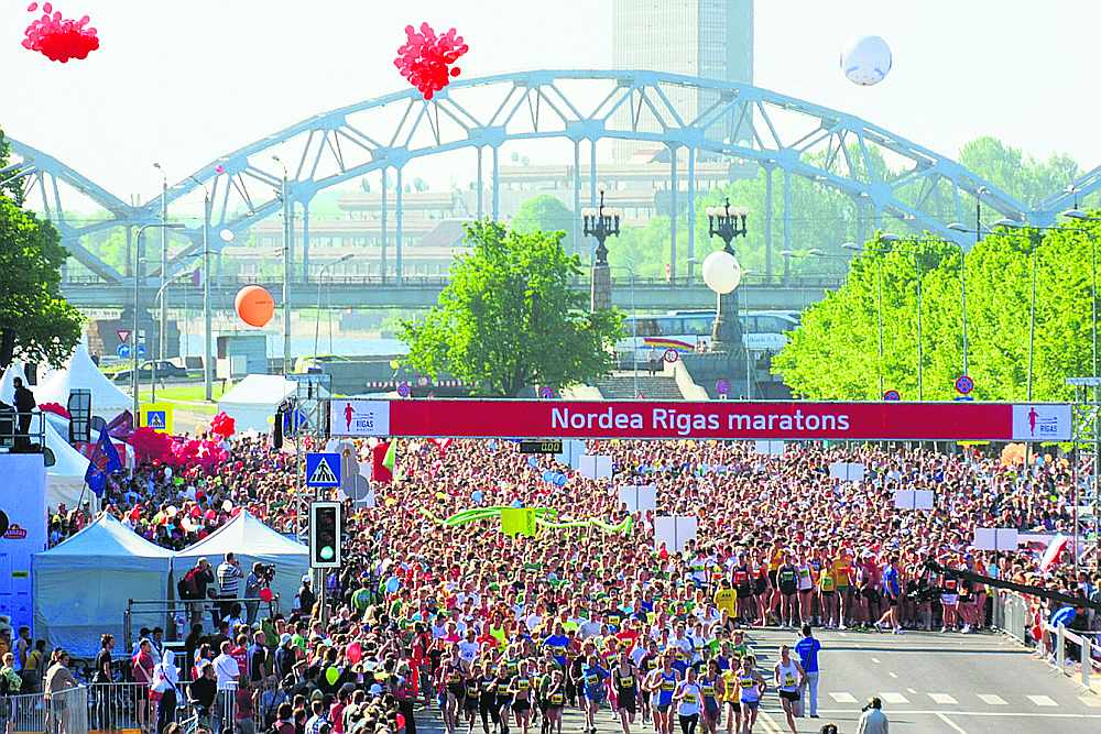 Piedalīties maratonā Rīgā atļauts ikvienam, kurš skrien tikai paša priekam, un tādu kļūst arvien vairāk.