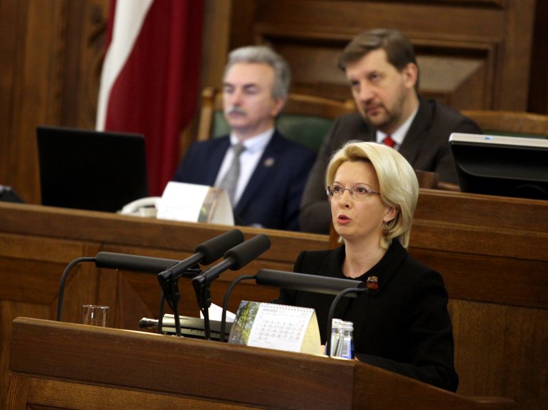 Saeimas priekšsēdētāja Ināra Mūrniece