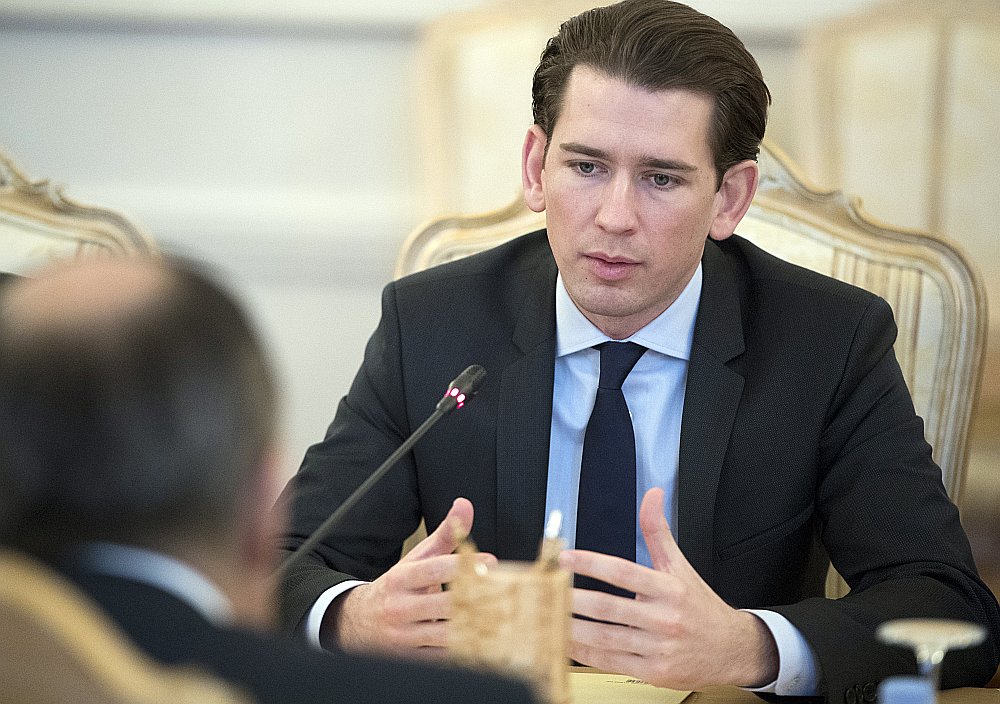 Austrijas ārlietu ministrs Sebastians Kurcs