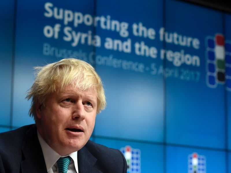 Britānijas ārlietu ministrs Boriss Džonsons