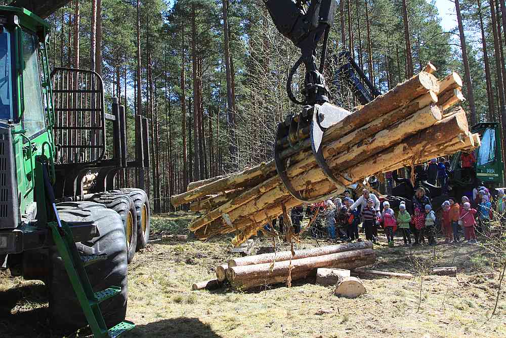 Tik tuvu forvarderu darbā droši vien ikdienā pavērot nesanāk nevienam pilsētniekam.
