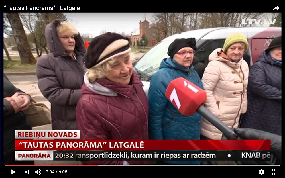 Arī Riebiņu novadā uz tikšanos ar “Tautas panorāmu” bija ieradušies galvenokārt cienījama gadu gājuma iedzīvotāji, kuri bija gatavi aktīvi izteikties par aktuālajām problēmām.