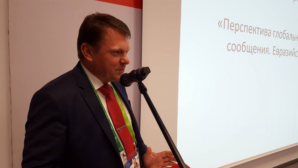 LDz prezidents E/Bērziņš atklāj konferenci Astanas izstādē