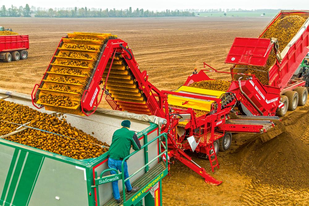 Grimme jaunais transportieris