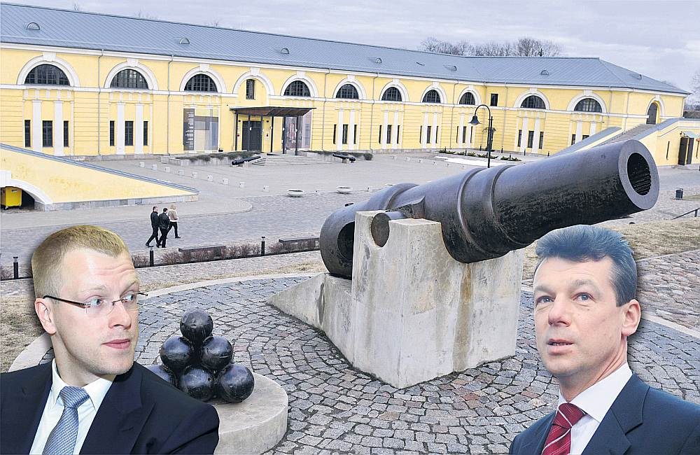 Gan Andrejam Elksniņam (no kreisās), gan Rihardam Eigimam ambīcijas ir lielas, starp abiem nekādu simpātiju nav, tāpēc kauja par varu Daugavpilī turpināsies.