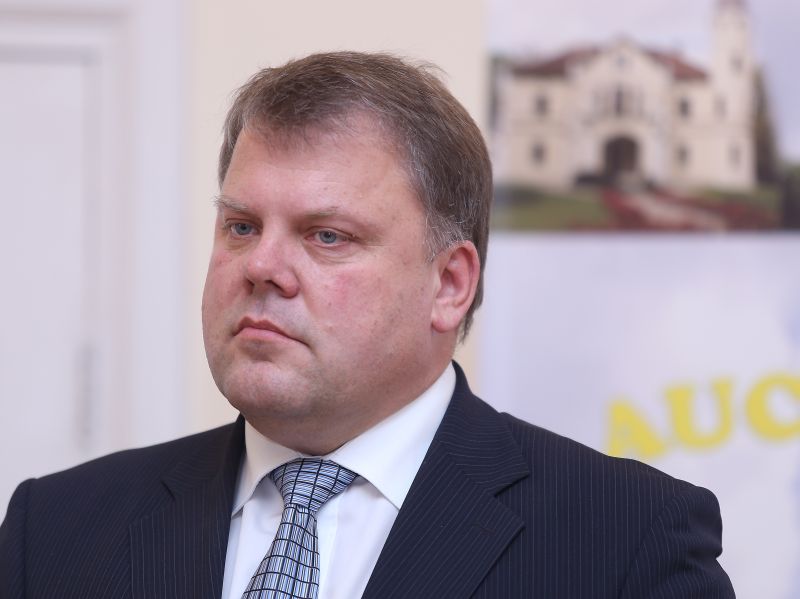 Auces novada domes priekšsēdētājs Gints Kaminskis