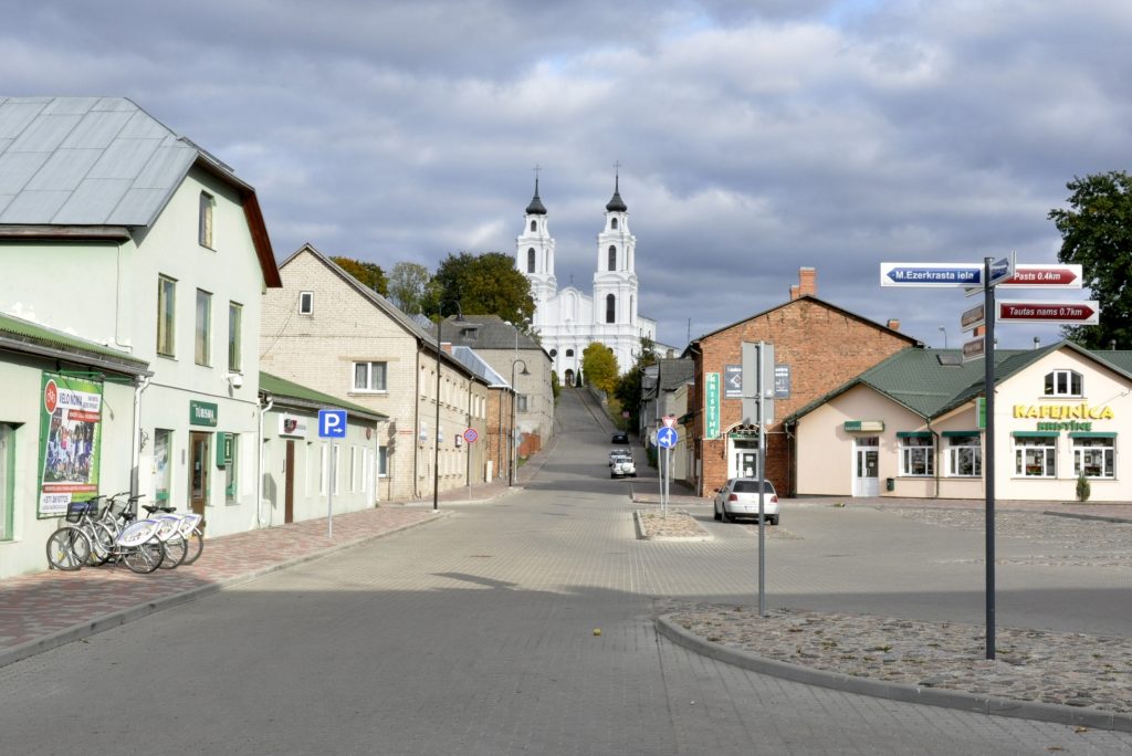 Ludzas pilsētas skats.