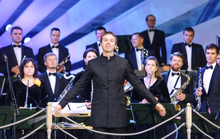 Orķestra “Rīga” mākslinieciskais vadītājs Valdis Butāns.