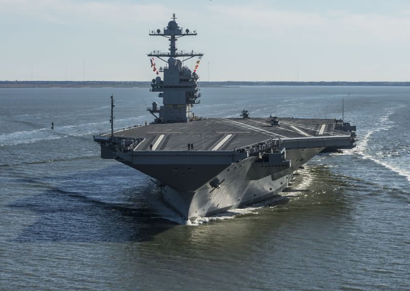 Pasaules lielākais karakuģis – “USS Gerald R.Ford”