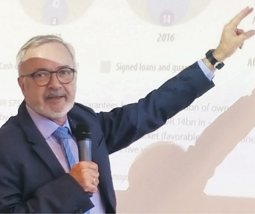 Eiropas Investīciju bankas prezidents Verners Hoijers norāda, ka EIB ar salīdzinoši mazu kapitālu piesaistījusi investīcijas 575 miljardu eiro apmērā.