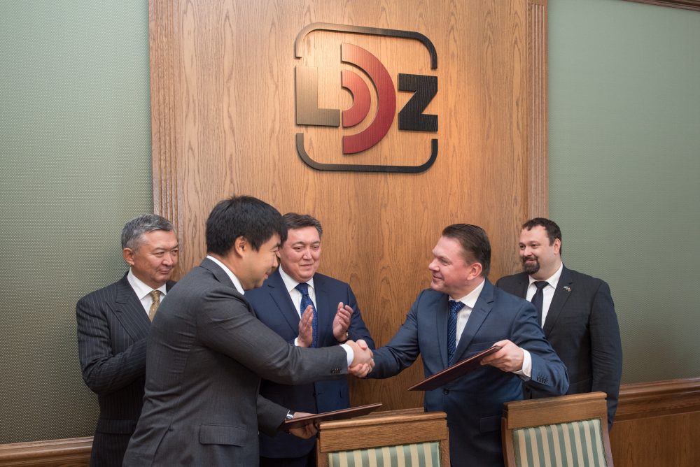 Kazahstānas vicepremjera tikšanās ar LDz prezidentu Edvīnu Bērziņu