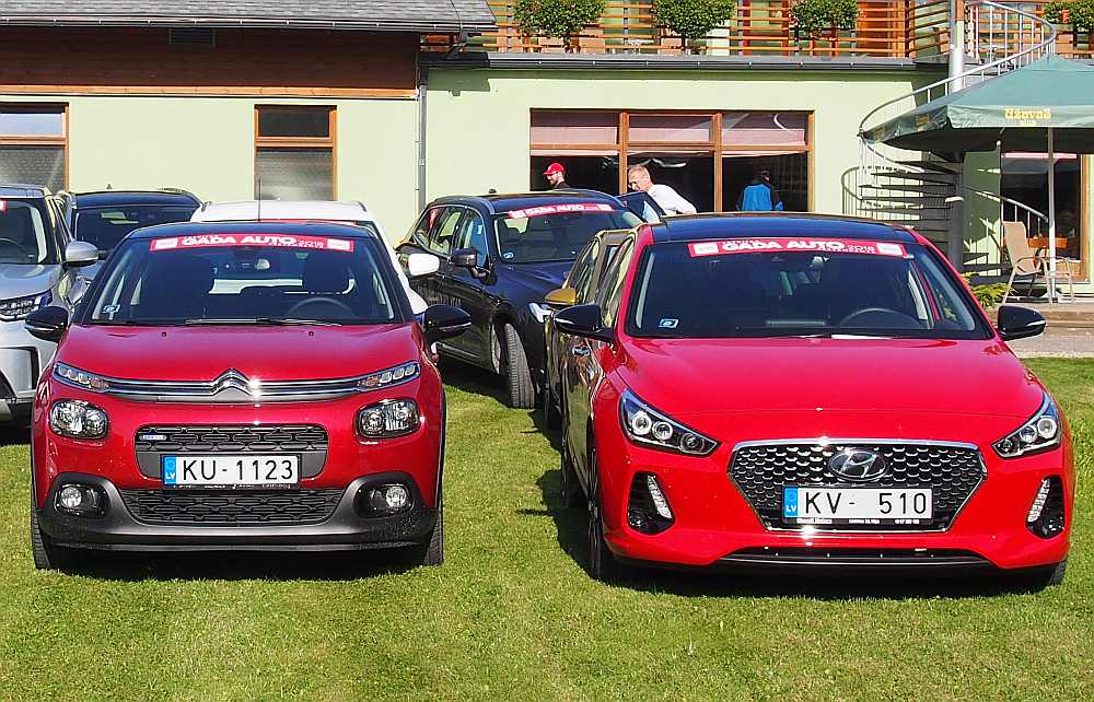 “Hyundai i30” un “Citroen C3”