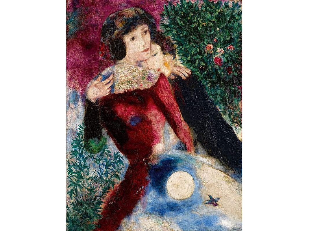 Marks Šagāls, “Iemīlējušies” (1928).