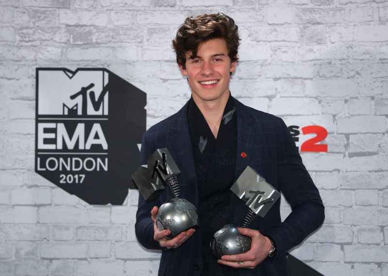 Canadian singer Shawn Mendes.