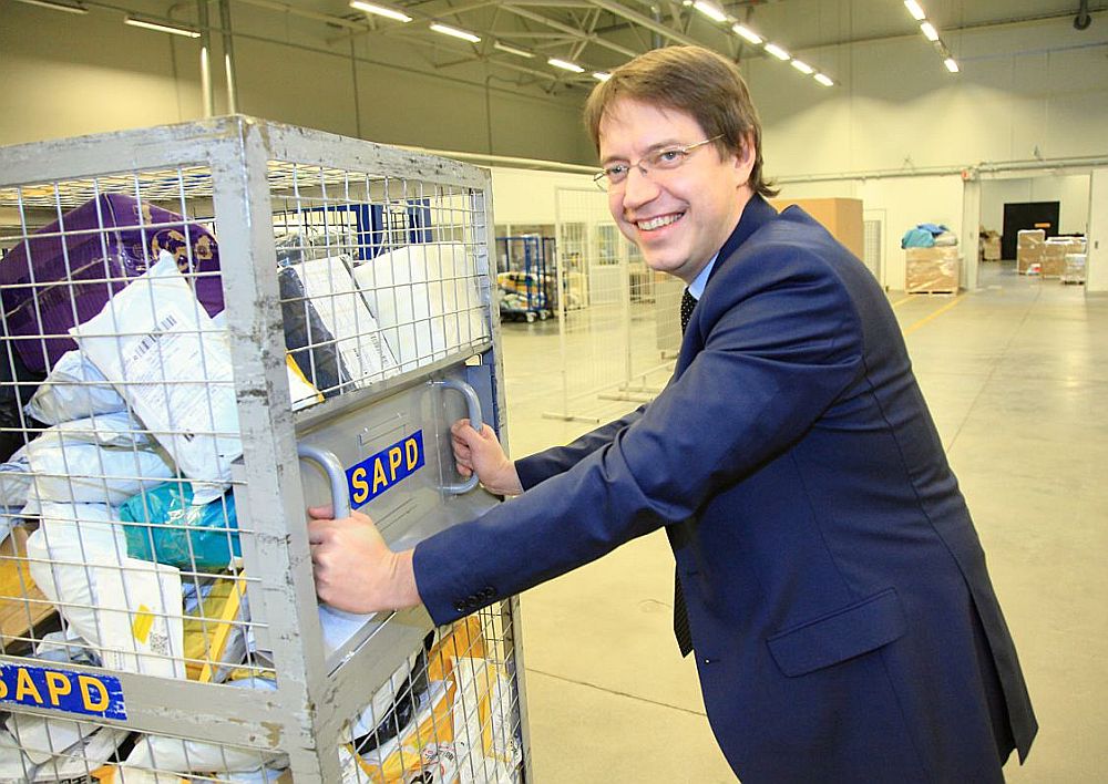 Latvijas Pasta valdes priekšsēdētājs Mārcis Vilcāns