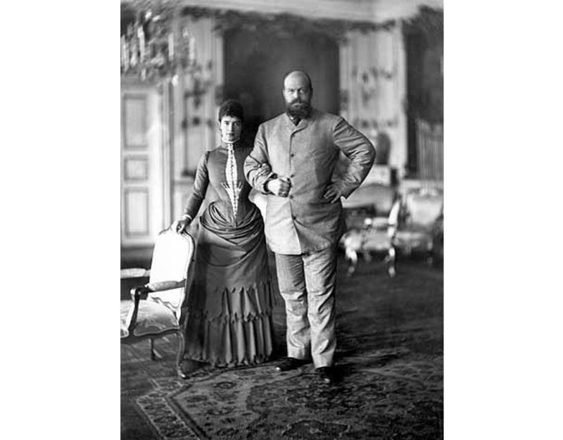 Aleksandrs III un Marija Fjodorovna