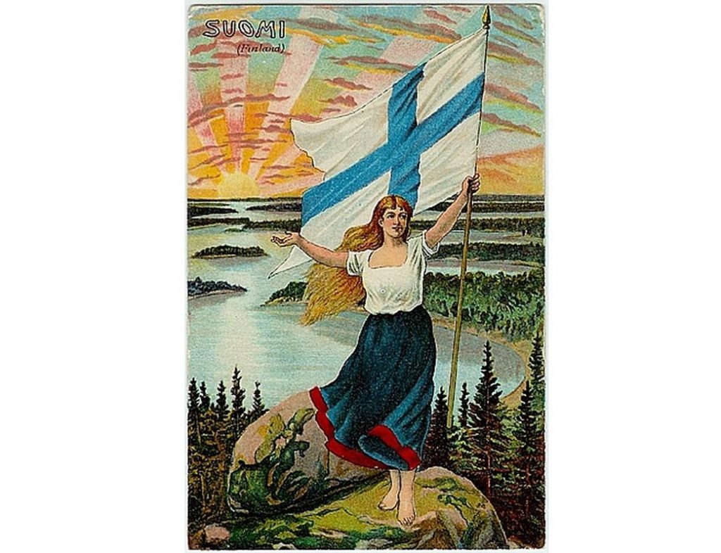 “Jaunava Somija” – 20. gs. sākuma alegorija.