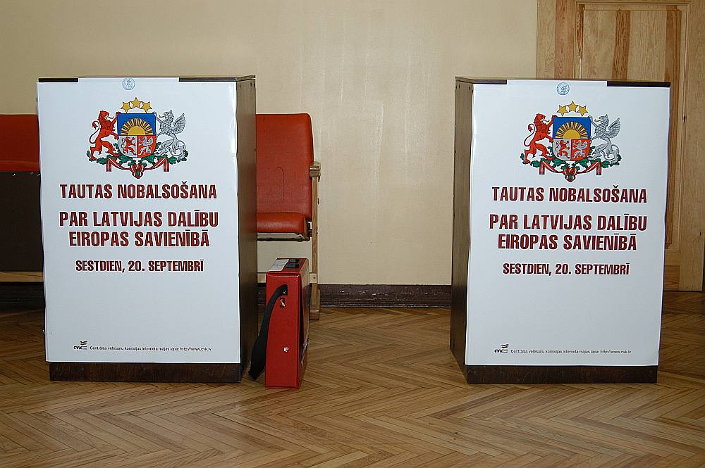 Par Latvijas dalību Eiropas Savienībā referendumā balsoja 676 700 Latvijas iedzīvotāju jeb 66,97 %.