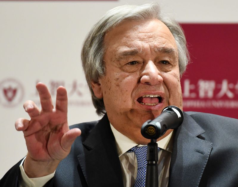 ANO ģenerālsekretārs Antoniu Guterešs