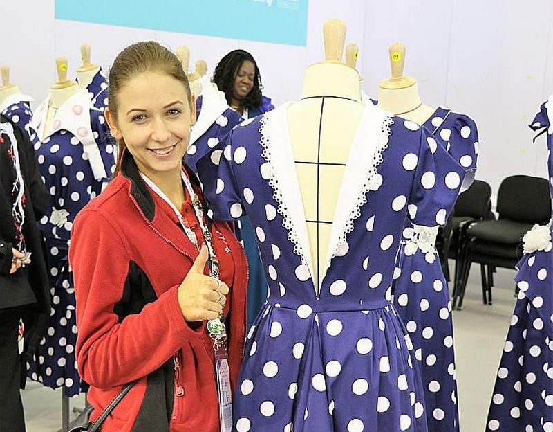 Elīna Skrindževska Latvijas konkursā ieguva pirmo vietu un rudenī Abū Dabī pārstāvēja Latviju starptautiskajā jauno profesionāļu konkursā “World Skills”.