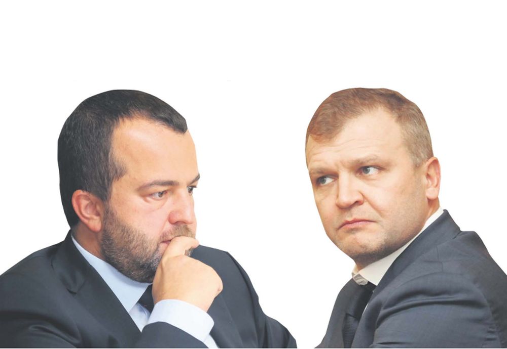 “ABLV Bank” lielākie akcionāri – Oļegs Fiļs (no labās) un valdes priekšsēdētājs Ernests Bernis (no kreisās).