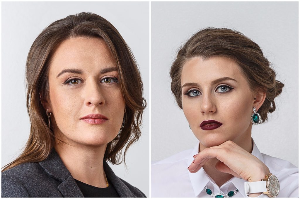 Irina Maligina (no kreisās) un Nika Saveļjeva (no labās)