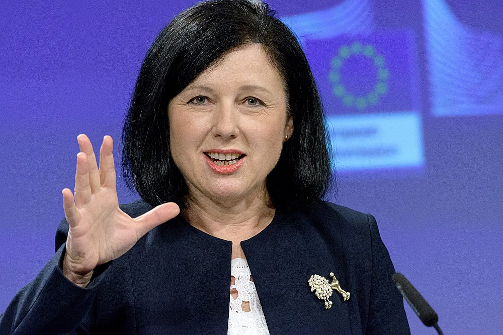 Vera Jourova, ES komisāre tieslietu, patērētāju un dzimumu līdztiesības jautājumos