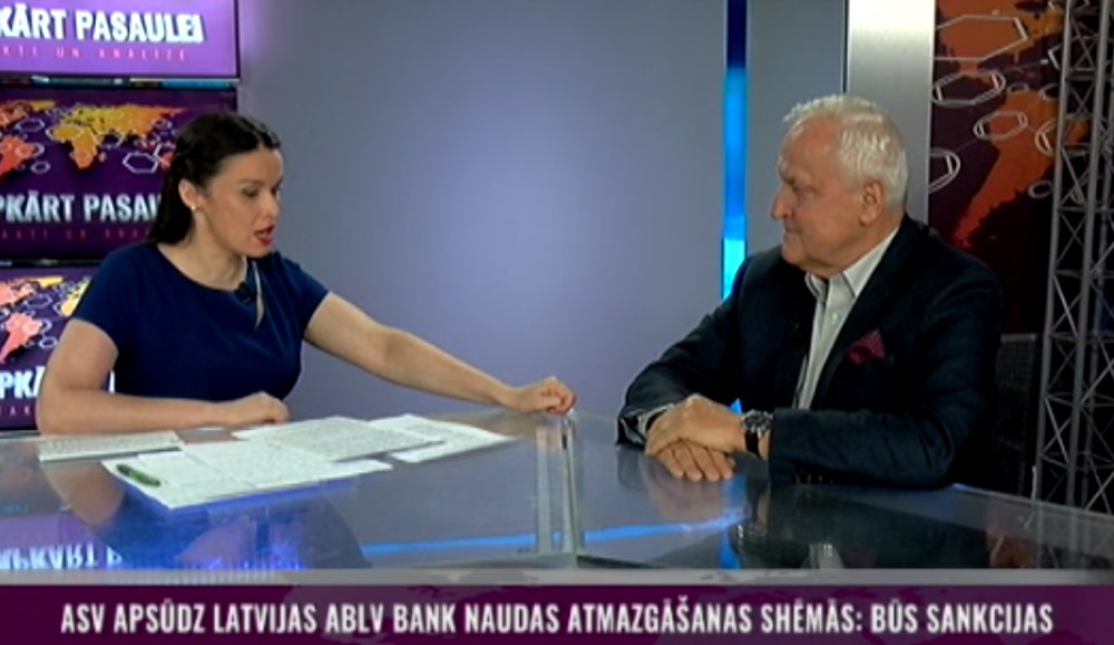 Rihards Pīks sarunā ar Rīga TV24.